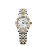 Rolex Lady-Datejust 279383RBR (2025) - Pearl dial 28 mm Gold/Steel case (1/1)