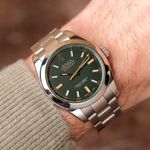 Rolex Milgauss 116400GV (Onbekend (willekeurig serienummer)) - Zwart wijzerplaat 40mm Staal (2/8)