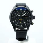 IWC Pilot Chronograph IW389107 (2022) - Black dial 44 mm Ceramic case (1/8)