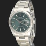 Rolex Datejust 36 126234 (2023) - Green dial 36 mm Steel case (1/8)