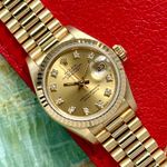 Rolex Lady-Datejust 69178G (1988) - Gold dial 26 mm Yellow Gold case (3/8)