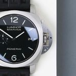 Panerai Luminor Marina 1950 3 Days Automatic PAM00312 (2009) - Zwart wijzerplaat 44mm Staal (5/8)