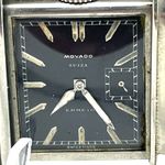 Movado Vintage 1 (1940) - Zwart wijzerplaat 38mm Staal (3/8)