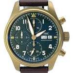 IWC Pilot Spitfire Chronograph IW387902 (2024) - Green dial 41 mm Bronze case (1/8)