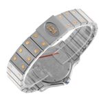 Cartier Santos 187902 (1993) - White dial 30 mm Gold/Steel case (7/8)