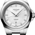 Longines Conquest L3.320.4.87.6 (2026) - White dial 30 mm Steel case (1/1)