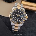 Rolex GMT-Master II 116713LN (Unknown (random serial)) - Black dial 40 mm Gold/Steel case (3/8)