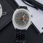 Omega Genève 145.01 (1968) - Grijs wijzerplaat 35mm Staal (3/8)