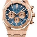 Audemars Piguet Royal Oak Chronograph 26331OR.OO.1220OR.01 (Onbekend (willekeurig serienummer)) - Blauw wijzerplaat 41mm Roségoud (1/1)