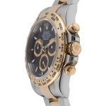 Rolex Daytona 126503 (Unknown (random serial)) - Black dial 40 mm Gold/Steel case (6/8)
