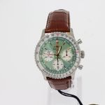 Breitling Navitimer AB0139211L1P1 (2024) - Groen wijzerplaat 41mm Staal (1/4)