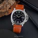 Panerai Luminor Marina Automatic PAM00048 (Unknown (random serial)) - Black dial 40 mm Steel case (3/8)