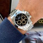 Rolex Daytona 16520 (1996) - Zwart wijzerplaat 40mm Staal (8/8)