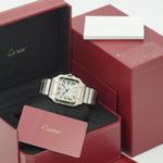 Cartier Santos W2SA0006 (2019) - White dial 40 mm Gold/Steel case (3/8)