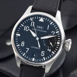 IWC Big Pilot IW500401 (2010) - Zwart wijzerplaat 46mm Staal (3/8)