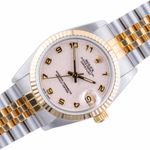 Rolex Datejust 31 68273 (1990) - Beige dial 31 mm Gold/Steel case (1/8)