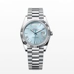 Rolex Day-Date 40 228236 (2023) - Blauw wijzerplaat 40mm Platina (1/1)