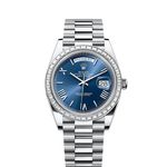 Rolex Day-Date 40 228396TBR (2025) - Blauw wijzerplaat 40mm Platina (1/1)