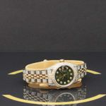 Rolex Lady-Datejust 69173 (1986) - Green dial 26 mm Gold/Steel case (4/7)
