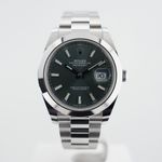 Rolex Datejust 41 126300 (2023) - Groen wijzerplaat 41mm Staal (1/8)