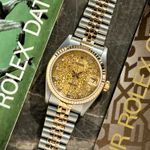 Rolex Datejust 31 68273 (1984) - Gold dial 31 mm Gold/Steel case (1/8)