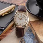 Omega Seamaster 14701 (1960) - Silver dial 34 mm Gold/Steel case (1/8)