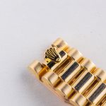 Rolex Lady-Datejust 69178 (1991) - Blue dial 26 mm Yellow Gold case (7/8)