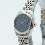 Rolex Lady-Datejust 69173 (1979) - Blue dial 26 mm Gold/Steel case (4/8)