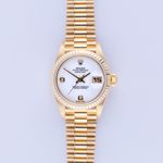 Rolex Lady-Datejust 79178 (1997) - Wit wijzerplaat 26mm Geelgoud (3/8)