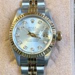Rolex Lady-Datejust 69173 (1989) - Silver dial 26 mm Gold/Steel case (4/8)