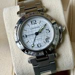 Cartier Pasha C 2377 (2000) - Silver dial 35 mm Steel case (1/7)