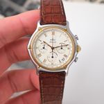 Ebel 1911 1134901 (1990) - White dial 39 mm Gold/Steel case (7/8)