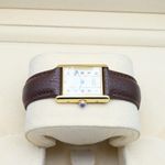 Cartier Tank Vermeil 590005 (Unknown (random serial)) - White dial 23 mm Unknown case (4/8)
