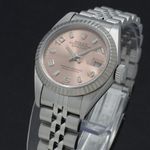 Rolex Lady-Datejust 69174 (1999) - Roze wijzerplaat 26mm Staal (7/7)