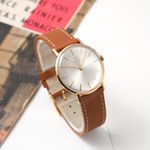 Universal Genève Vintage Unknown (1962) - Silver dial 33 mm Yellow Gold case (4/8)