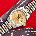 Rolex Lady-Datejust 69173G (1995) - Gold dial 26 mm Gold/Steel case (6/8)