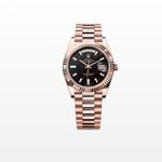 Rolex Day-Date 40 228235 (2023) - Brown dial 40 mm Rose Gold case (1/2)