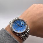 Rolex Datejust II 116334 (2019) - Blue dial 41 mm Steel case (3/6)