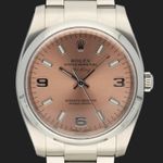 Rolex Oyster Perpetual 34 114200 (2014) - Pink dial 34 mm Steel case (2/8)