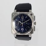 Bell & Ross BR 03-94 Chronographe BR0394-BLU-ST/SCA (2025) - Blue dial 43 mm Steel case (1/4)