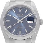 Rolex Datejust 36 116200 (2019) - Blue dial 36 mm Steel case (1/5)