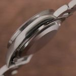 Rolex Oyster Perpetual Date 15210 (Unknown (random serial)) - Black dial 34 mm Steel case (5/8)