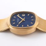 Patek Philippe Beta 21 3587-1 (1970) - Blauw wijzerplaat 43mm Geelgoud (8/8)