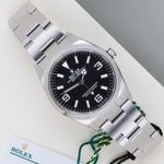 Rolex Explorer 124270 (2023) - Zwart wijzerplaat 36mm Staal (1/8)