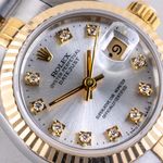 Rolex Lady-Datejust 69173 (1991) - Silver dial 26 mm Gold/Steel case (2/8)