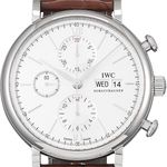 IWC Portofino Chronograph IW391027 (2025) - Silver dial 42 mm Steel case (1/5)