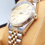 Rolex Datejust 36 16233 (1993) - Champagne dial 36 mm Gold/Steel case (7/8)