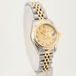 Rolex Lady-Datejust 69173 (1993) - Yellow dial 26 mm Gold/Steel case (3/8)