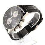 IWC Portuguese Chronograph IW3714 (Unknown (random serial)) - Black dial 41 mm White Gold case (2/6)