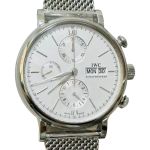 IWC Portofino Chronograph IW391028 (2024) - Zilver wijzerplaat 42mm Staal (2/2)